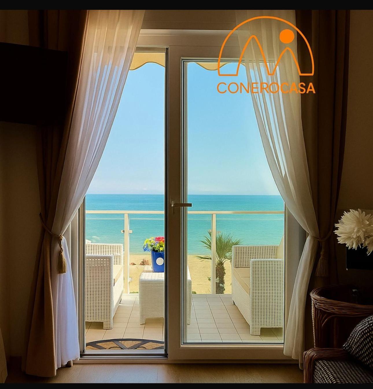 Conero Casa - Marcelli Di Numana In Via Litoranea 101 Sul Mare Vista Spiaggia Con Parcheggio Esclusivo 외부 사진