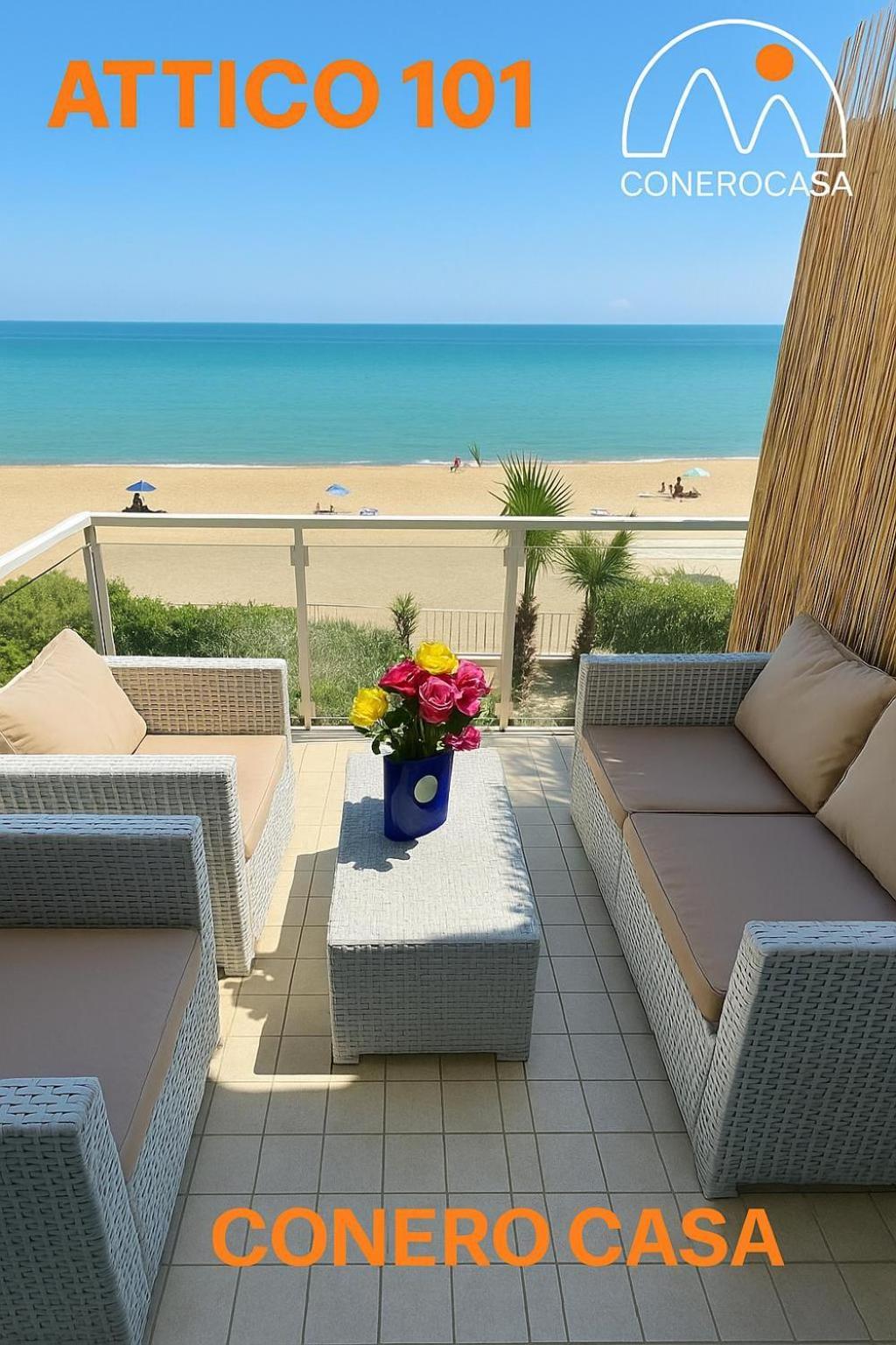 Conero Casa - Marcelli Di Numana In Via Litoranea 101 Sul Mare Vista Spiaggia Con Parcheggio Esclusivo 외부 사진